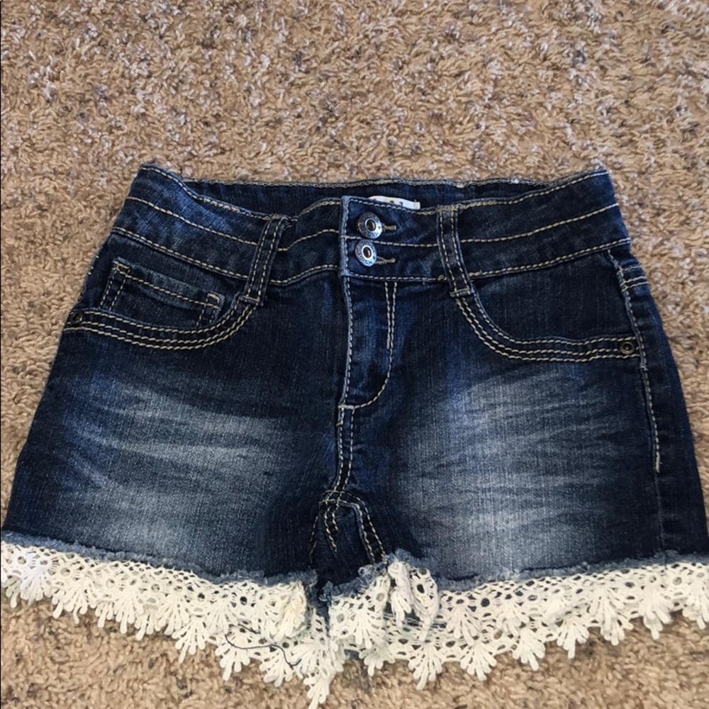 kids mudd jean shorts size 12